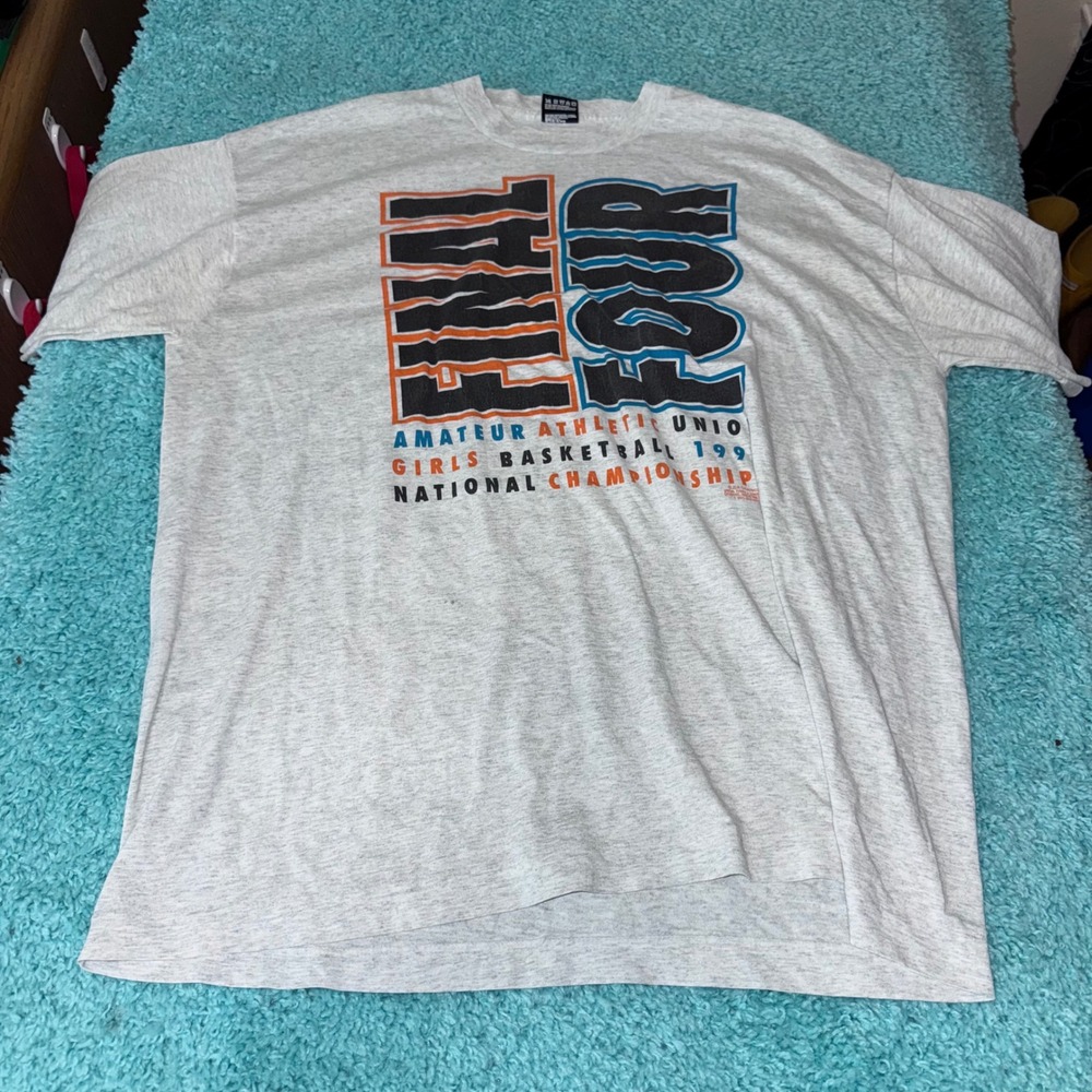 Vintage 1995 AAU Girls‎ Basketball Final Four National Championship T-Shirt